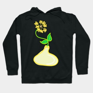 YELLOW FLOWER IN YELLOW VASE Hoodie